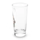 やまけんのかわいさ満点！子犬のハスキー！ Long Sized Water Glass :right