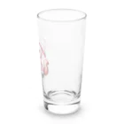 Snow-peaceのふわふわバニーコスチュームのかわいい子猫 Long Sized Water Glass :right