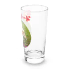 毛玉のおうちチャリティーグッズ販売suzuri部のダブルリード Long Sized Water Glass :right