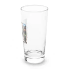 もふもふ日本史のねこ　出陣 Long Sized Water Glass :right