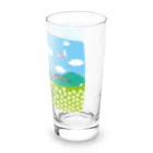 kimchinのテレビの<しばらくお待ちください>のテロップ画面 Long Sized Water Glass :right