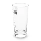 文字野郎の燃料は猫 イラストありバージョン Long Sized Water Glass :right