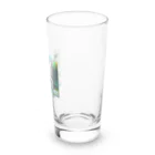 kazu_gの森は生きている「宝石」です！静寂を貴方の声で守ってください！（濃色用） Long Sized Water Glass :right