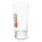 AQUAMETAVERSEのオープンカーにサイケ調なドレスを着た素敵な女性sanae2074 Long Sized Water Glass :right