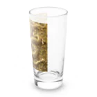 龍のエネルギーの煌めくゴールドドラゴン Long Sized Water Glass :right