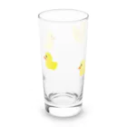 Courage Story ストアのあひる親子 Long Sized Water Glass :right