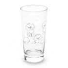 suzumaruのもさもさしたマルチーズ Long Sized Water Glass :right