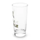 onehappinessのトイプードル　迷彩柄 Long Sized Water Glass :right