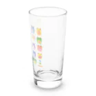 カエルたんのお店のカエルたんが整列 Long Sized Water Glass :right