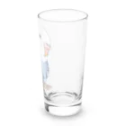 まめるりはことりのおしゃまな止まり木セキセイインコちゃん【まめるりはことり】 Long Sized Water Glass :right