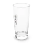 ペキニーズ好きによるペキニーズグッズ屋さんのブラックマスクのペキニーズ Long Sized Water Glass :right