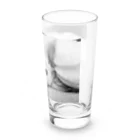 akane_art（茜音工房）のモノクロチワワ（アンニュイ1） Long Sized Water Glass :right