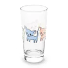 akane_art（茜音工房）のゆるチワワ（カラフル） Long Sized Water Glass :right