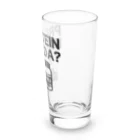 保護猫支援ショップ・パール女将のお宿のプロテイン飲んだ？ Long Sized Water Glass :right