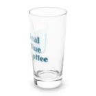 Teal Blue Coffeeのアイスコーヒーをどうぞ Long Sized Water Glass :right