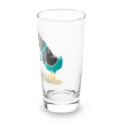 イラスト MONYAAT のねぎってる鴨カモ BM 白フチなし  Long Sized Water Glass :right