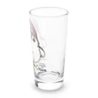 イラスト MONYAAT のスズメがちゅんA  Long Sized Water Glass :right