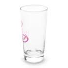 tanuki_msのジンジャーエール・タヌシュアァァ　ロゴ  Long Sized Water Glass :right