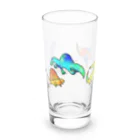 pluのカラフル恐竜❤️💛💚💙💜 Long Sized Water Glass :right