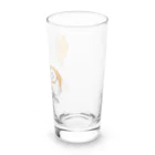 shimeji_omuのネコとメンフクロウ Long Sized Water Glass :right