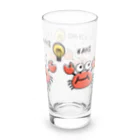 イラスト MONYAAT のたしかに　たしかに　ただのカニ*B Long Sized Water Glass :right