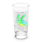 LalaHangeulの海亀さん　ハングルデザイン③ Long Sized Water Glass :right