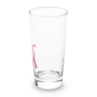 ヨープキャンが気になったの何かを見ている猫さん Long Sized Water Glass :right