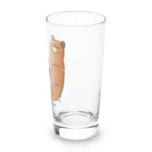 サトウノリコ*のV字バランスするクマ(いろ) Long Sized Water Glass :right