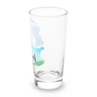 Kotetsu diary(SUZURI店)のシェルティ2匹×青空の下の草原 Long Sized Water Glass :right