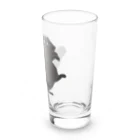 かわむショップ　suzuri支店の踊るもふもふ Long Sized Water Glass :right