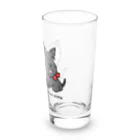 Kizplanning 「Sylph&Devil's」のしろいぬルッチー＋くろいぬリア Long Sized Water Glass :right