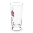 ウチのMEIGENやさんのなすがママ。きゅうりがパパ。 Long Sized Water Glass :right