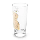 犬だもん。ゴールデンレトリバーのだって！犬だもの。（はる） Long Sized Water Glass :right