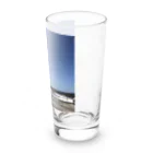 我欲無欲のビーチクリーンしてる海岸 Long Sized Water Glass :right