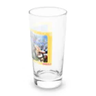 ミニチュアダックスのマロン君のマロン君と犬山じろファミリー Long Sized Water Glass :right