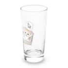 nya-mew（ニャーミュー）のもってけ！ポチッとな Long Sized Water Glass :right