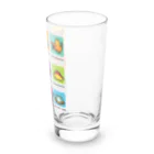 ドット絵どうぞの恐竜いっぱい Long Sized Water Glass :right