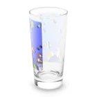 栗坊屋のパウダーブルーが泳ぐ海 Long Sized Water Glass :right