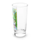 AkironBoy's_ShopのSNSで300人突破記念！(レインボーカラー枠Tシャツ) Long Sized Water Glass :right
