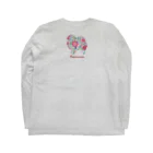 AtelierBoopの花kauwela　ポメラニアン Long Sleeve T-Shirt :back