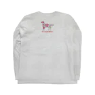 AtelierBoopの花kauwela フラットコーテッドレトリバー Long Sleeve T-Shirt :back
