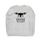 TRADECOM JAPANのDrone Pilot #0001 ロングスリーブTシャツの裏面