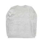 itsuto-こねこしょうしょうめんへらの「いきているだけでせいいっぱい」(ロゴ英字) Long Sleeve T-Shirt :back