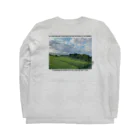 ぼちこの店の菊川深蒸し茶の里 Long Sleeve T-Shirt :back