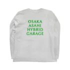 369BEATSのHYBRIDGARAGE ロングスリーブTシャツの裏面