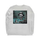 ROBO HEATのfishingskullのbackprintシリーズ ロングスリーブTシャツの裏面