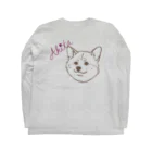 春風工房のAKITA ピンク Long Sleeve T-Shirt :back