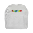 カミカゼウェアの『FASHION』 ロングスリーブTシャツの裏面