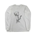 neconos Goodsのふくろねこ（ねこかもいぬかも） Long Sleeve T-Shirt