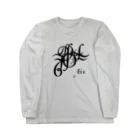 villonの文字メデューサ　モノクロ Long Sleeve T-Shirt